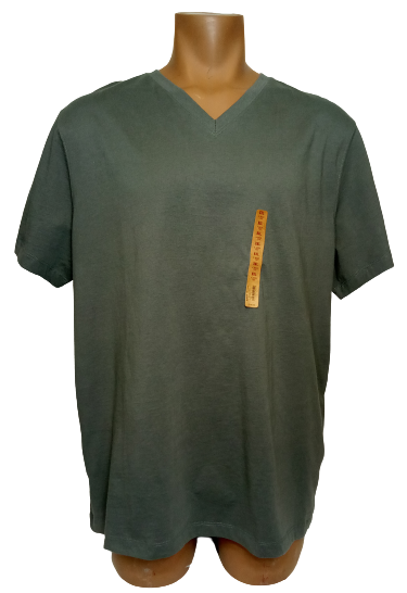 Urban Pipeline Grey V-Neck Men's Shirt - XXL