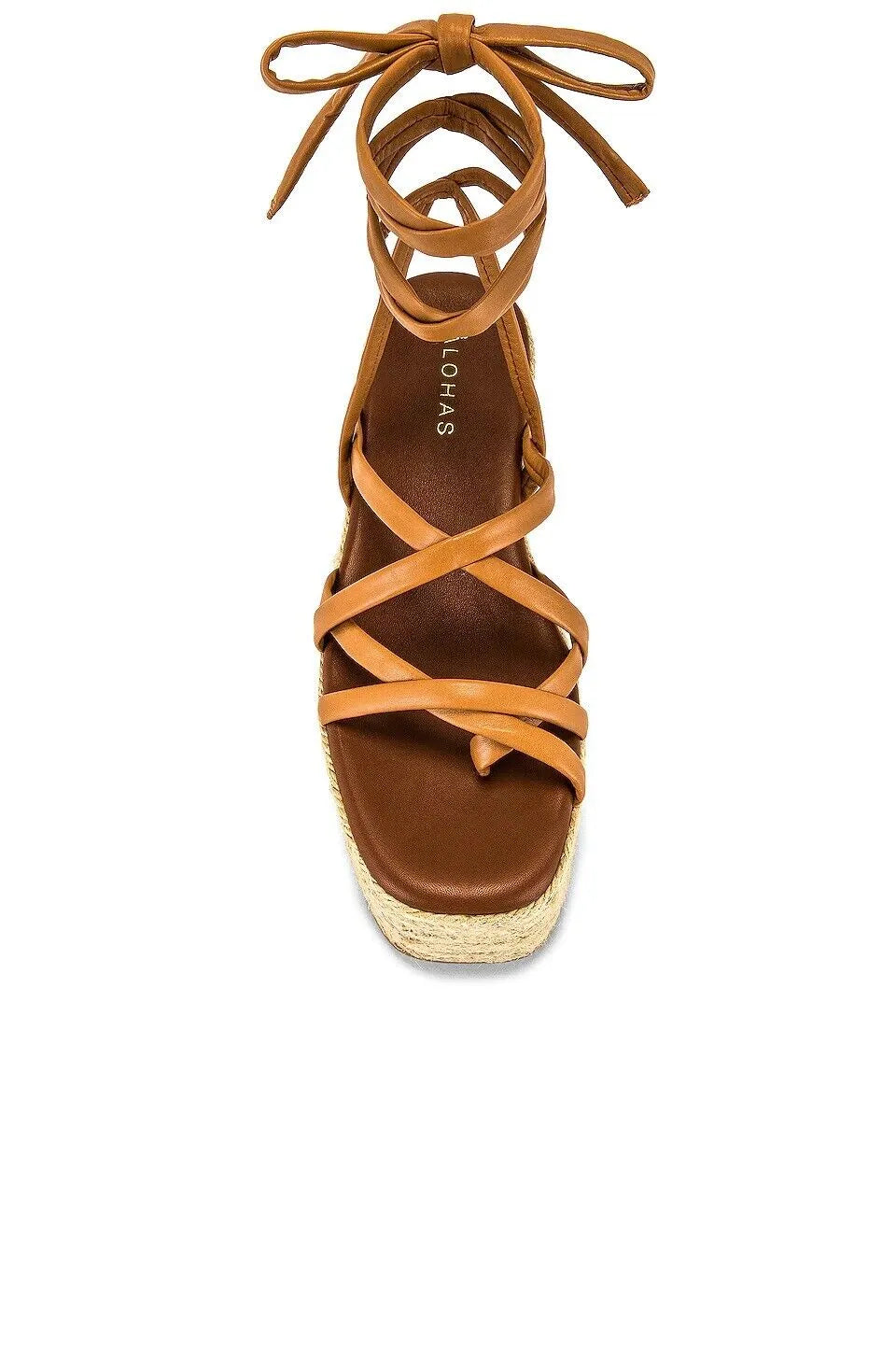 ALOHAS Paw Paw Sandal in Camel (One Torn Strap Fixed)