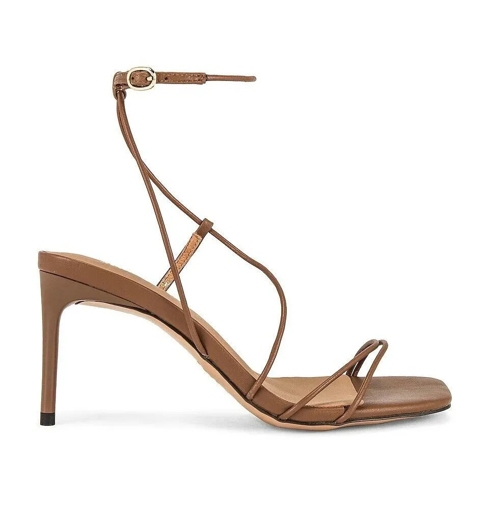 Alias Mae Inez Heel in Mocha Gold Tone Metal