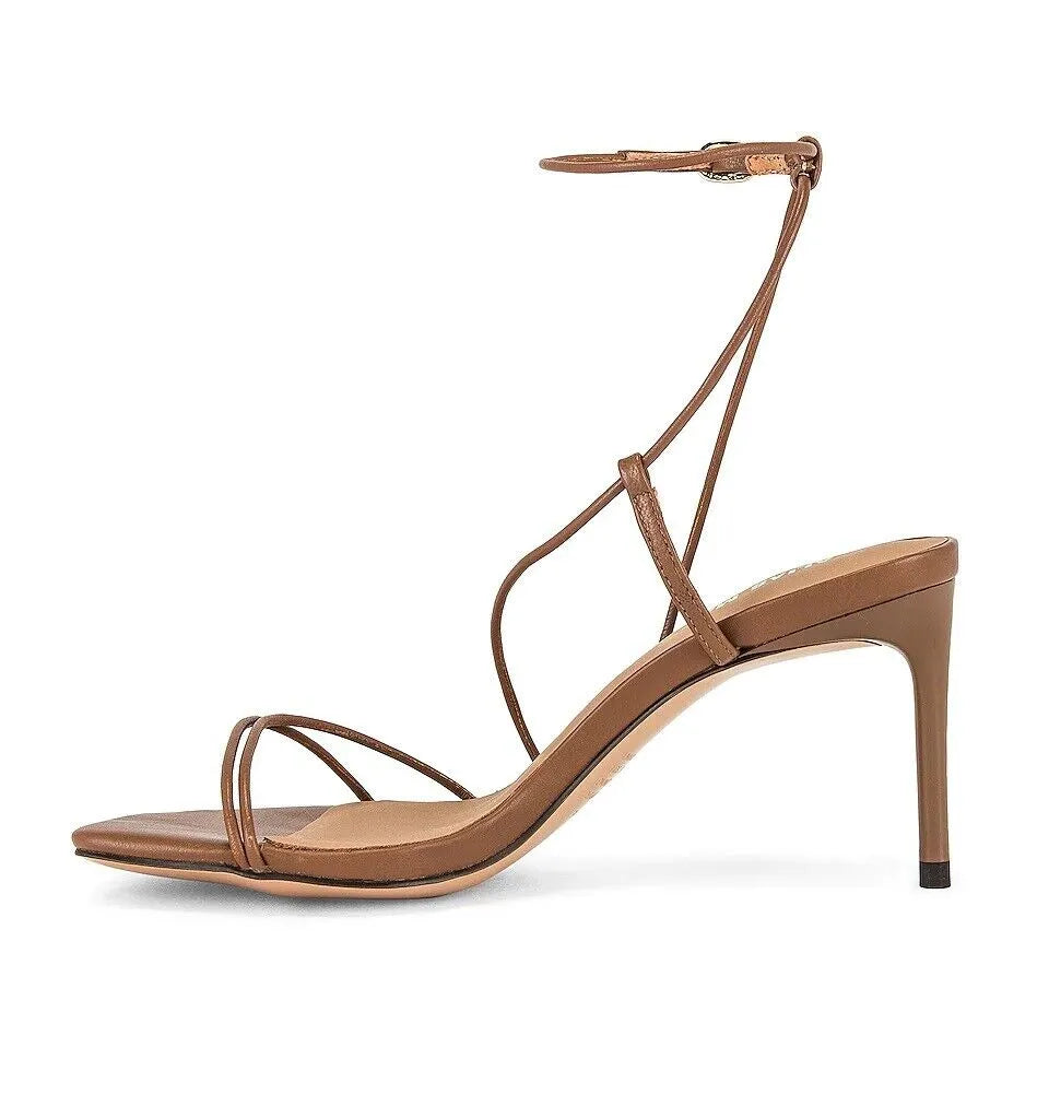 Alias Mae Inez Heel in Mocha Gold Tone Metal