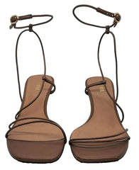 Alias Mae Inez Heel in Mocha Gold Tone Metal
