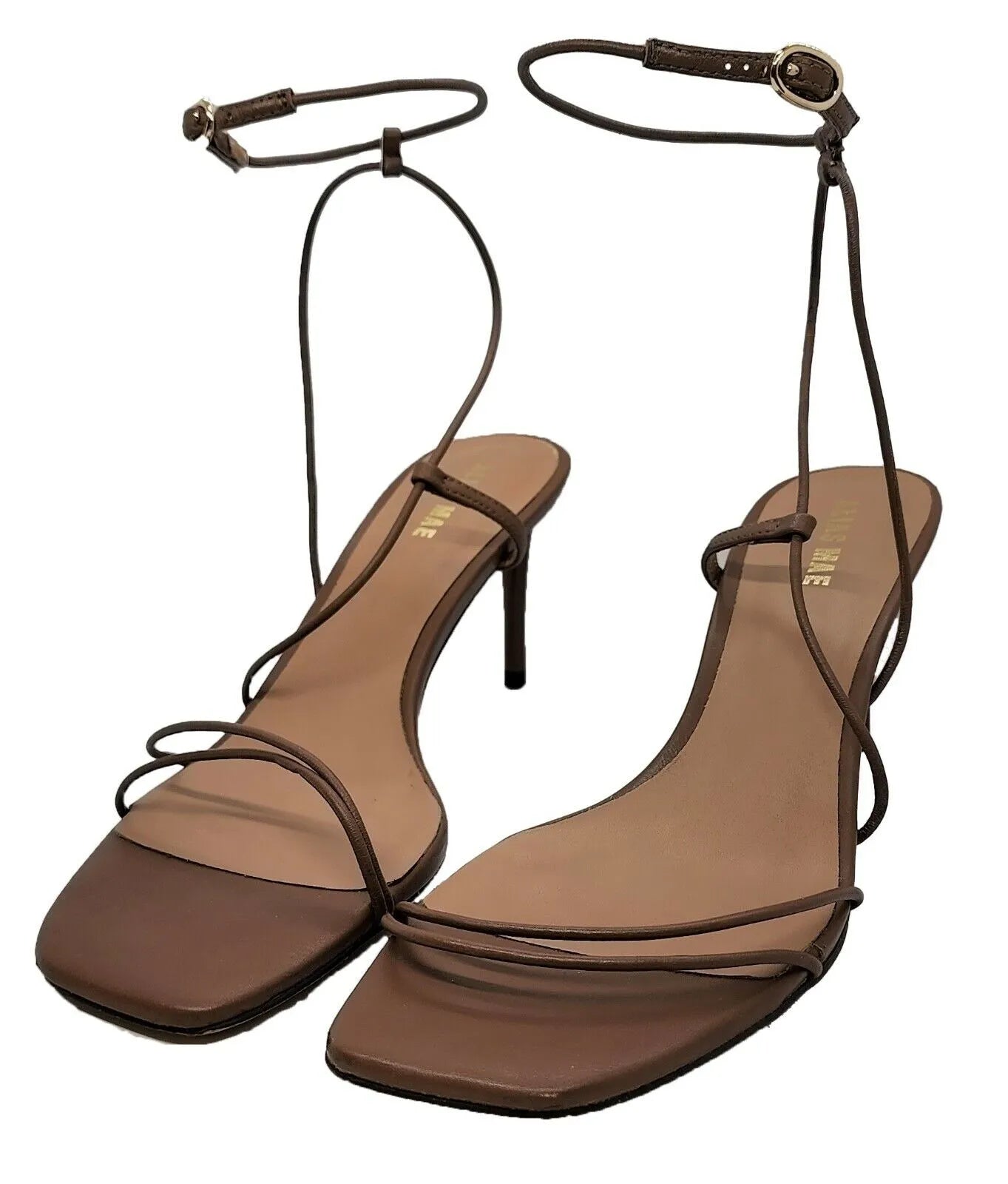 Alias Mae Inez Heel in Mocha Gold Tone Metal