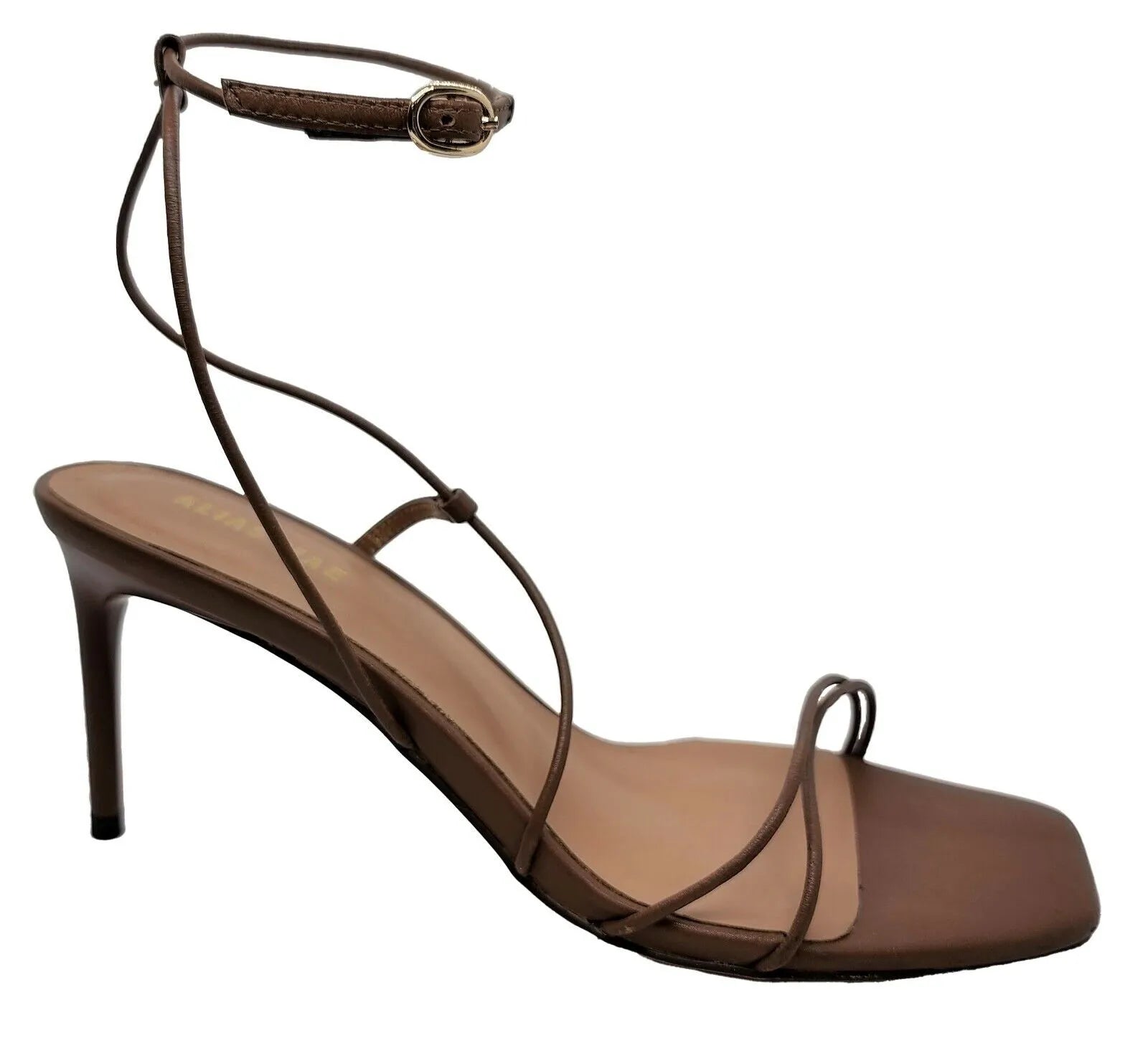 Alias Mae Inez Heel in Mocha Gold Tone Metal