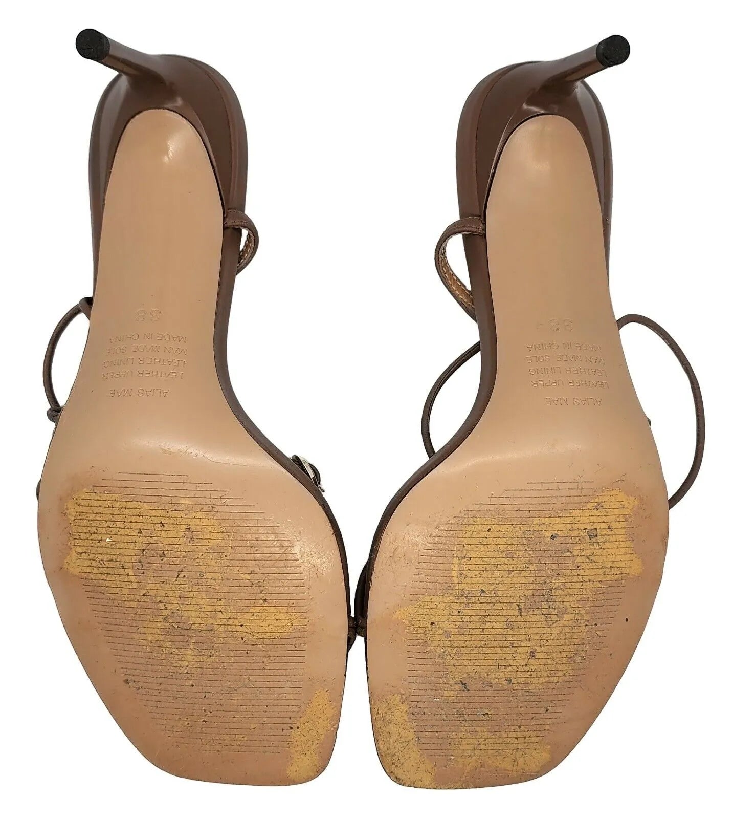Alias Mae Inez Heel in Mocha Gold Tone Metal