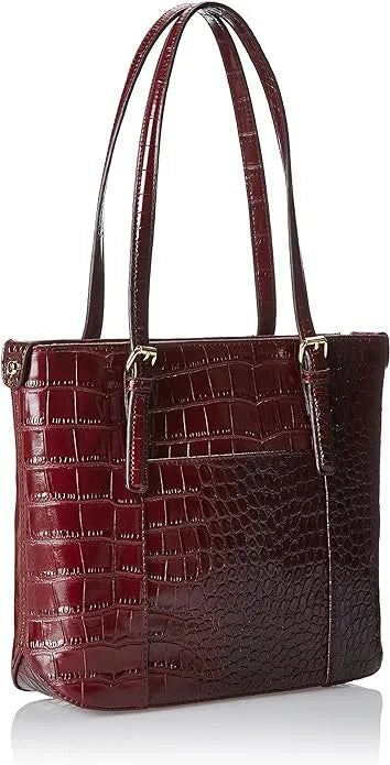 Anne Klein Red Crocodile Shoulder Bag