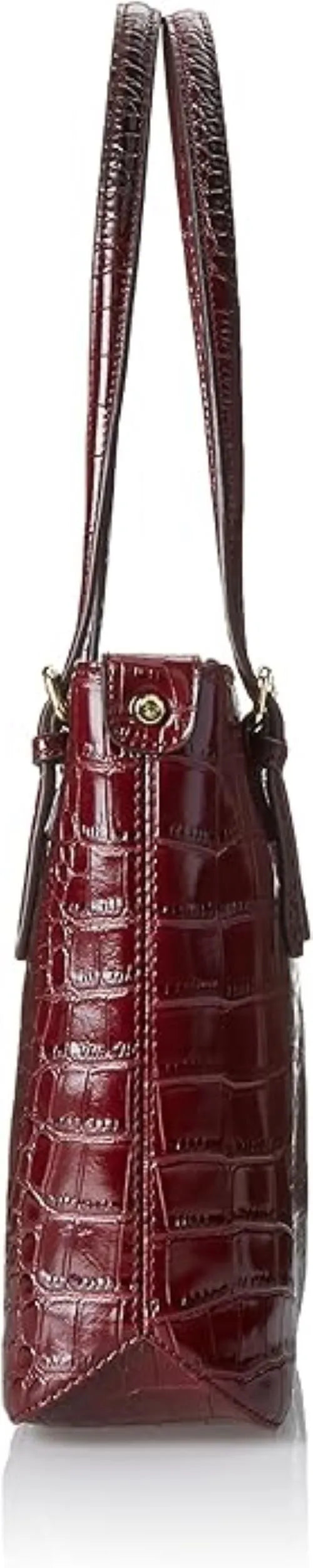 Anne Klein Red Crocodile Shoulder Bag