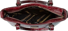 Anne Klein Red Crocodile Shoulder Bag