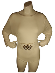 White/Gold Heart Clasp Belt