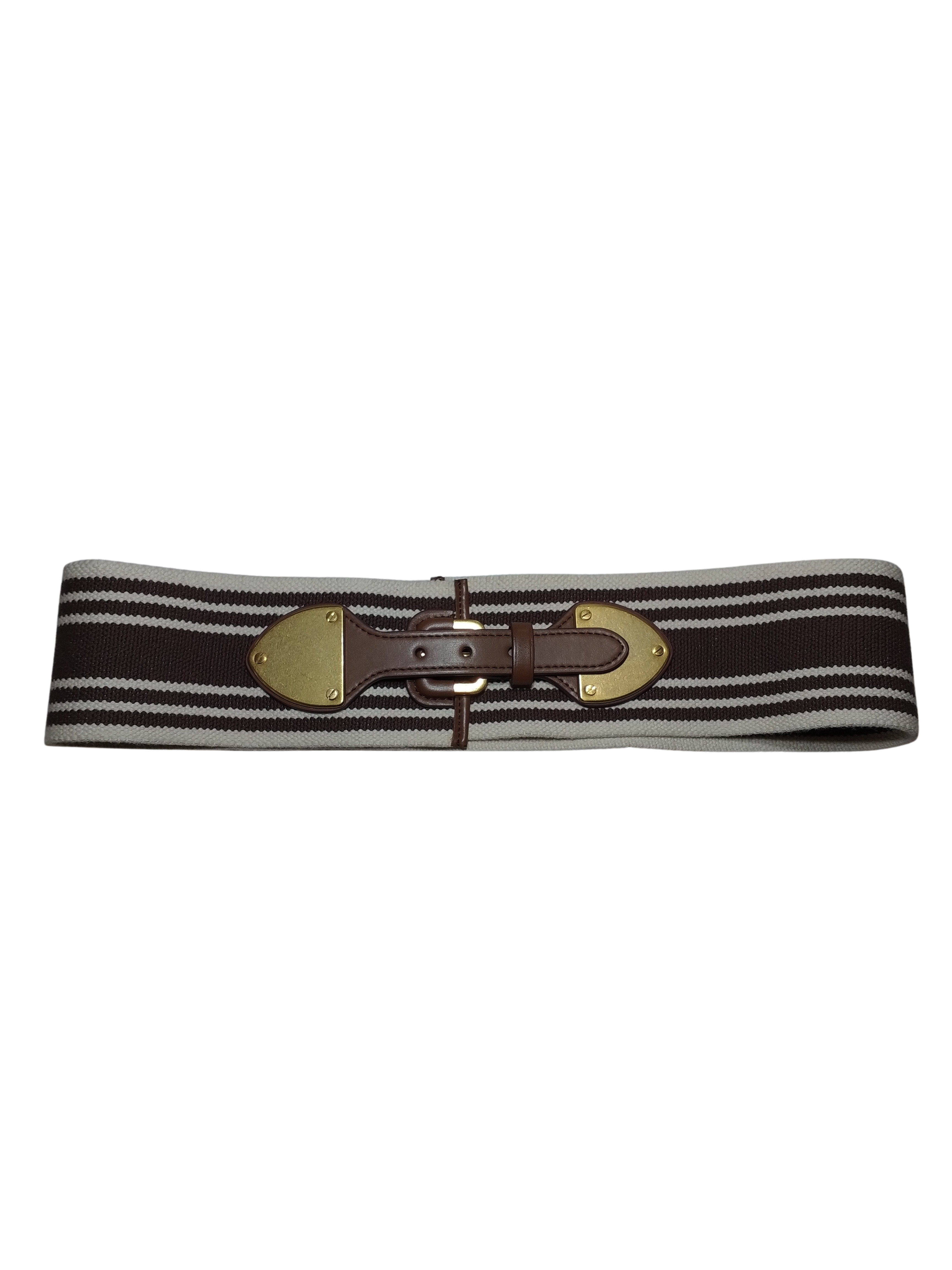 Lauren brown/cream belt