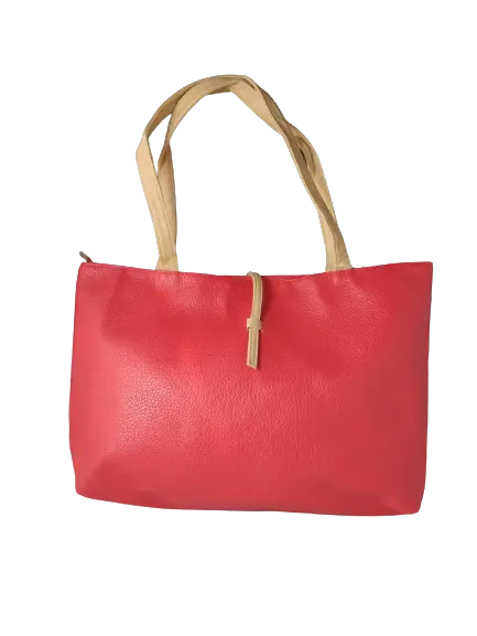 Diva General Collection Red Pebbled Tote - Unlined