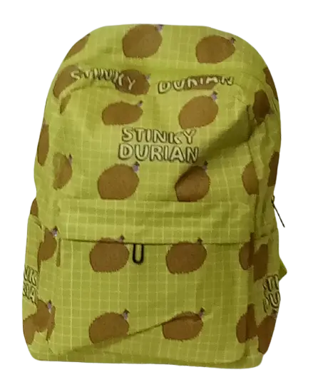 Diva General Collection Stinky Durian Lime Green Backpack