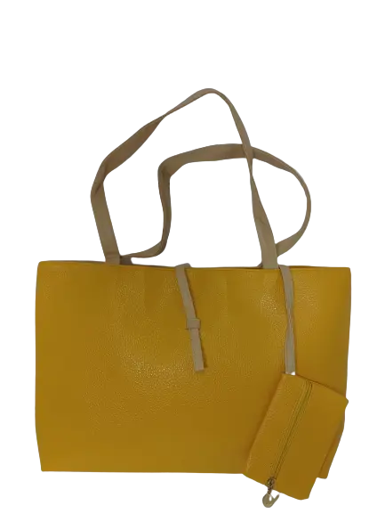 Diva General Tangerine Vinyl Shoulder Bag with Coin Purse (Brand New No Tags)