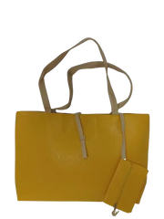 Diva General Tangerine Vinyl Shoulder Bag with Coin Purse (Brand New No Tags)