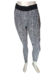 Evleo Black/White Lounge Girls' Pants - Medium