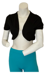 Zenana Outfitters Black Bolero Girls' Top - Small