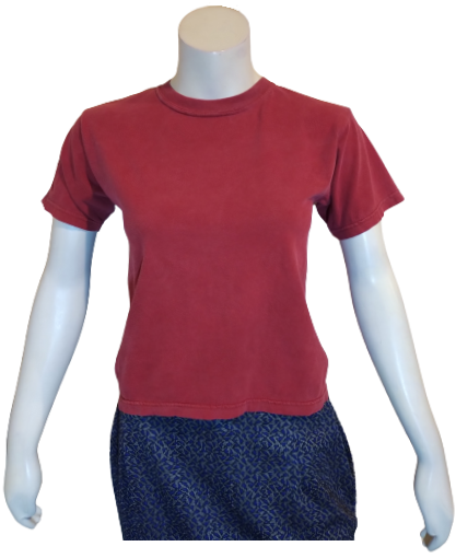 Comfort Colors Red Athletic Girl's Tee - Small