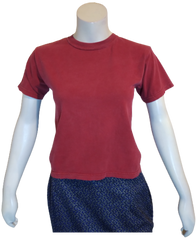 Comfort Colors Red Athletic Girl's Tee - Small