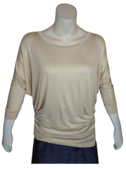 Love In Coffee Batwing Summer Girl's Top - Large