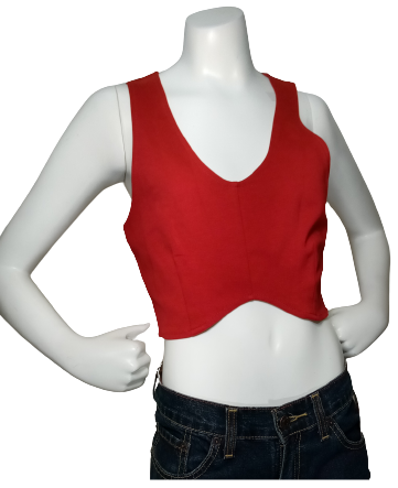 Love Tree Red Tank Girls' Top - Youth Small