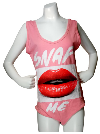 Cleo Apparel Pink "Snap Me" Girls' Leotard - Youth Large