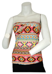 Rue 21 Multicolor (Red) Tube Women's Top - Small