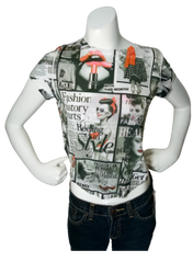 Blush Girl's Retro Advertising T-Shirt - Youth Large
