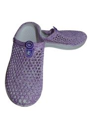 Welltree Women's Purple/White Water Shoes - Size 37 | Lightweight, Quick-Dry, Multi-Purpose Footwear