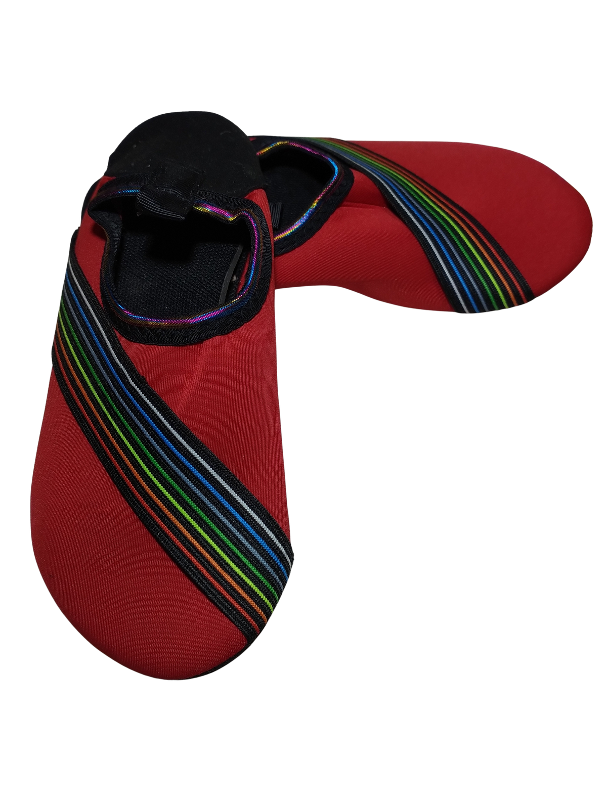 Red, Black & Rainbow Water shoes