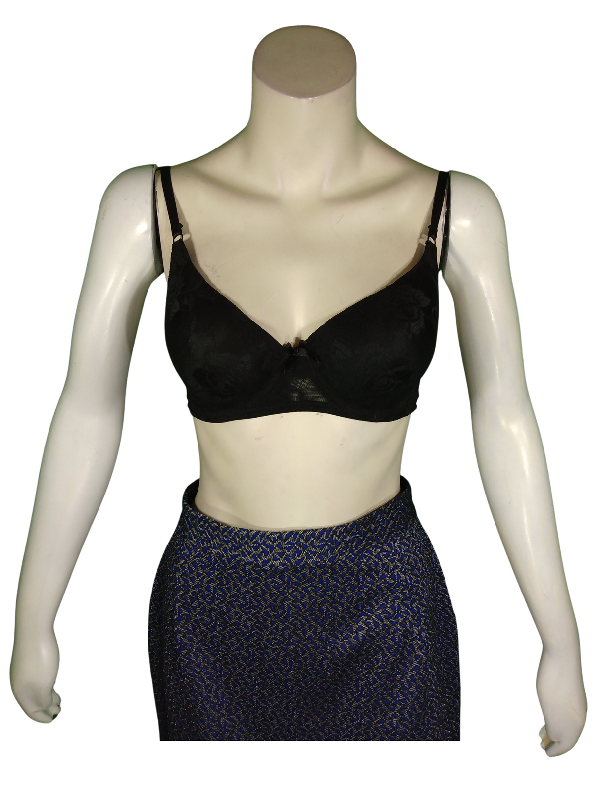 Audacity Black Lace Padded Women's Bra - 36B