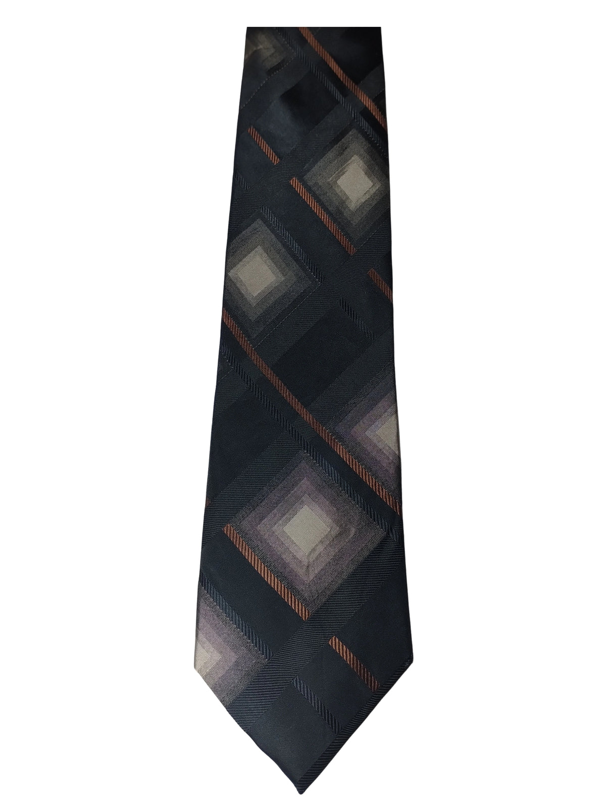 Croft & Barrow Men's Elegant Silk Tie – 100% Pure Silk, Classic 3.675" Width, Made in China