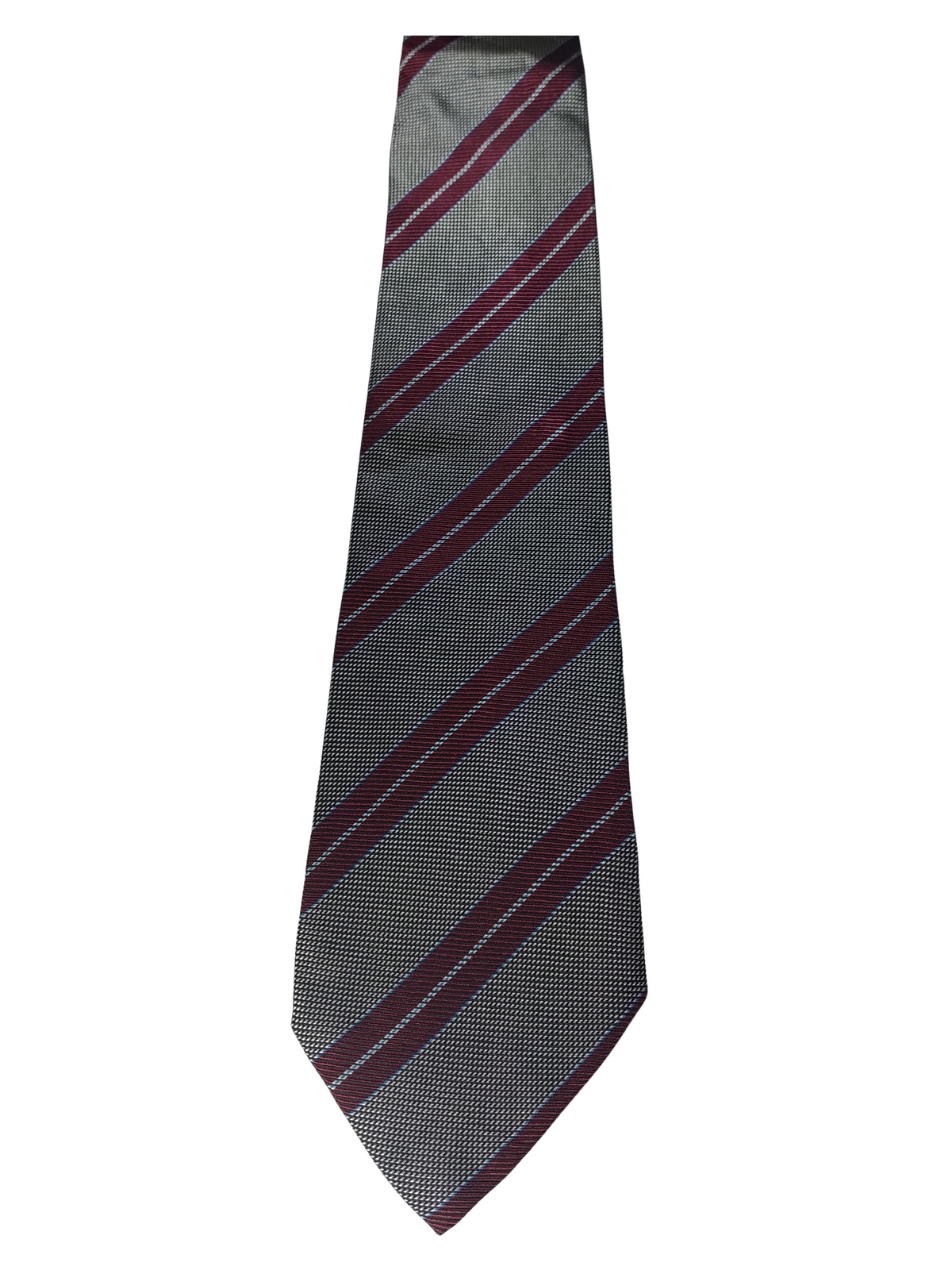 Barneys New York Grey/Red Silk Neckties