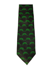 Andaloro Black/Green Polyester Neckties