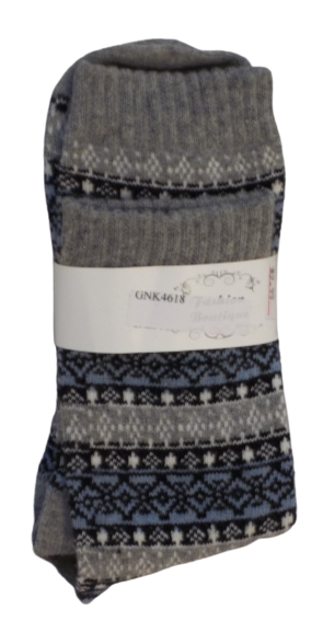 Gray Women's Socks Pair