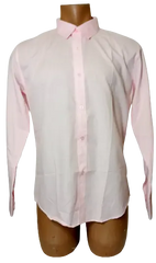 Sarwar Classic Men’s Pink Long Sleeve Shirt, Size XXXL