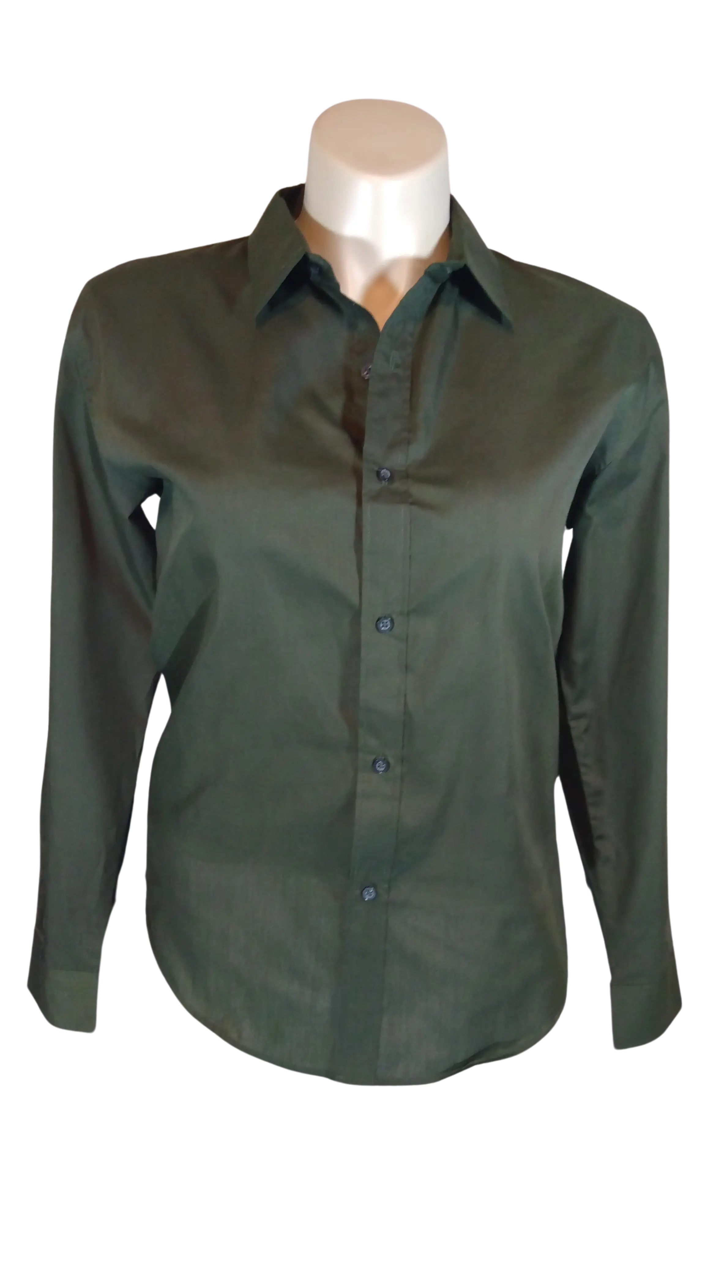 Sarwar Classic Men’s Green Sheer Long Sleeve Shirt, Size 3X