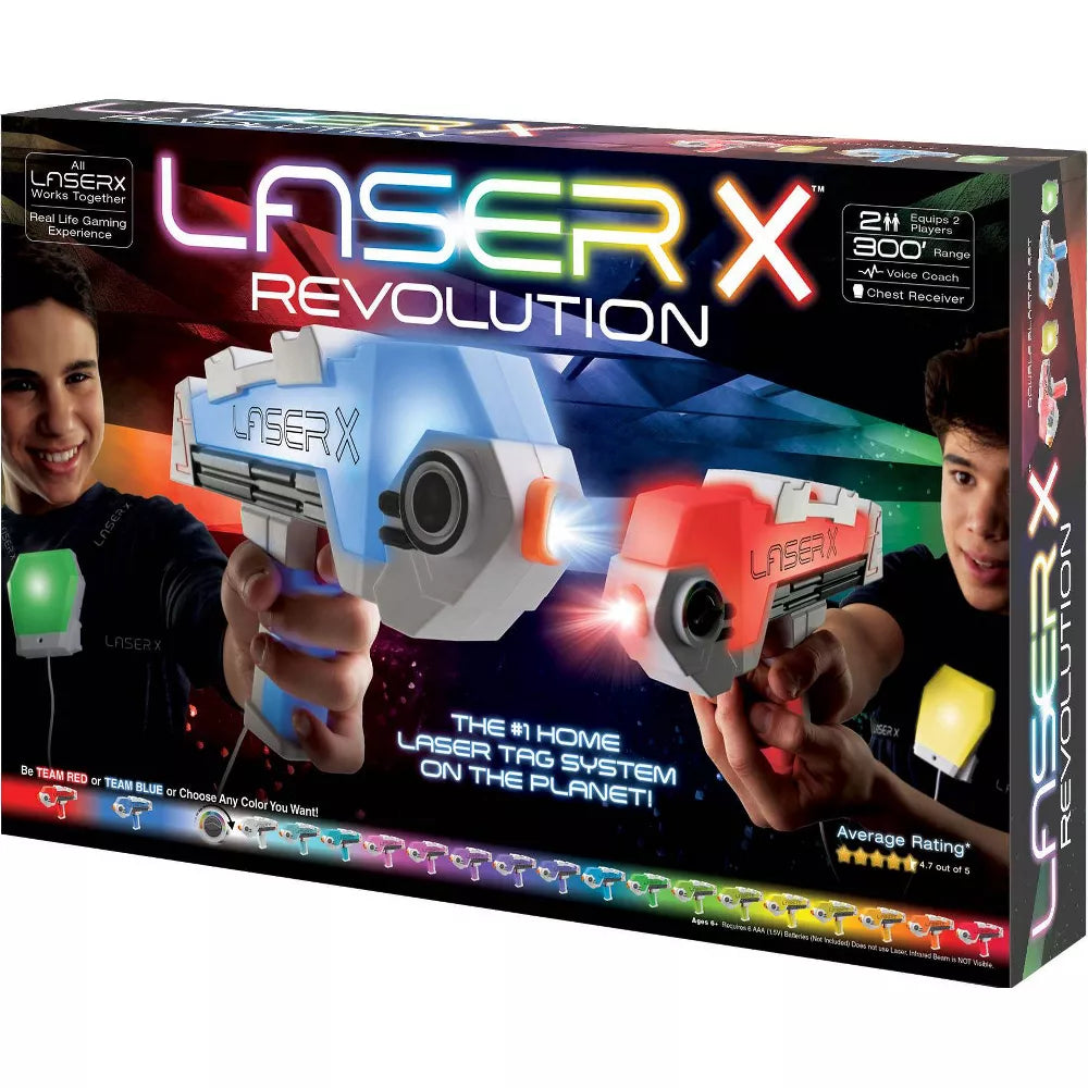 Laser X Revolution - Laser Tag Gaming Blaster Set - Two Player