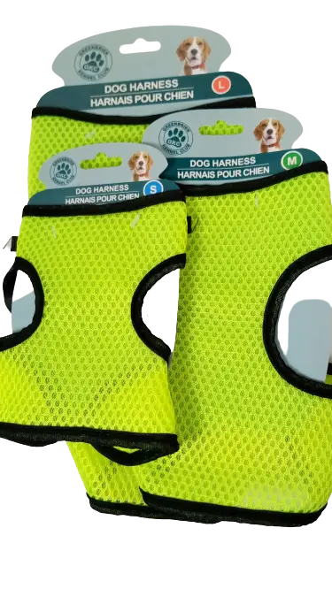 Greenbrier Kennel Club Mesh Lime Green Dog Harness