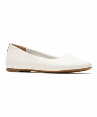 Hush Puppies Ivory Kendal Leather Ballet Flats