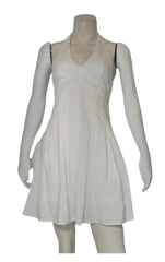 Minuet Women’s White Halter Dress, Size Large