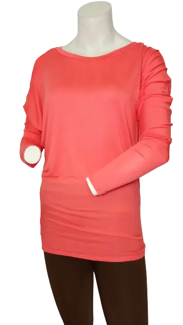 Love In Women’s Salmon Long Sleeve Shirt, Size Small