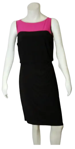 American Living Women’s Black & Pink Dress, Size 12