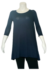 Women's Navy Blue Long Sleeve Dress – Small | Rayon-Spandex Blend by Love In