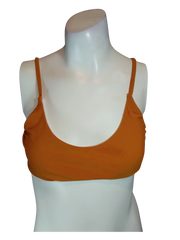 Diva General Collection Girls’ Tangerine Bikini Top, Size Large