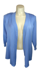 Charter Club Women’s Blue Cardigan Sweater, Size 0X