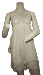 Diva General Collection Women’s White Lingerie Teddy with Panty (2 Piece), OS