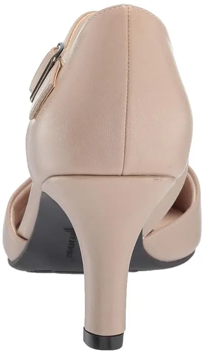 Lifestride Women's Kamala Vinci Pump Shoe Mid-Heel Taupe