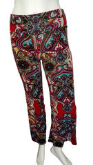 Yoyo 5 Girls’ Red Multicolor Leggings, Size Medium