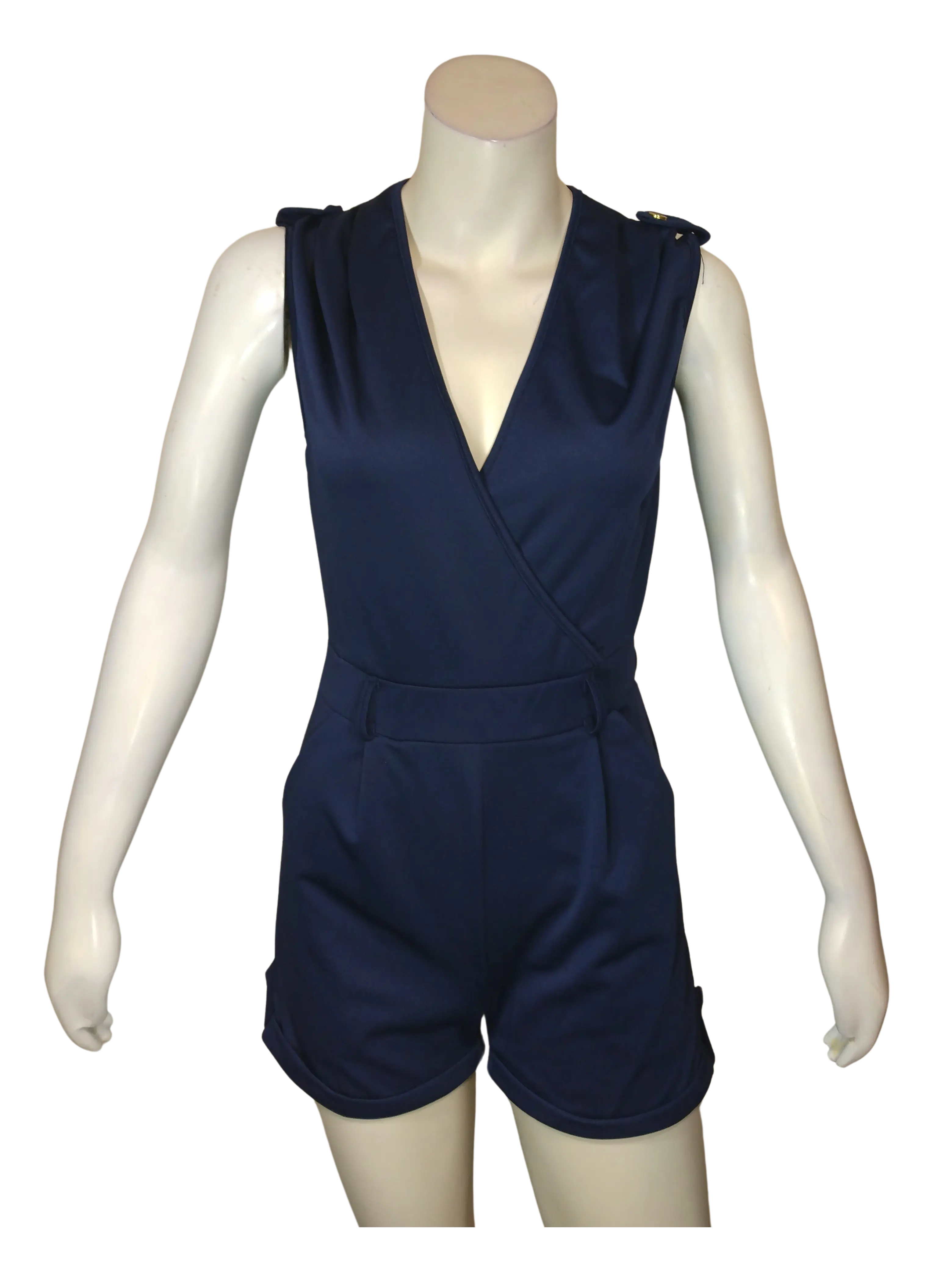 Diva General Collection Women’s Navy Jumpsuit, Size Medium