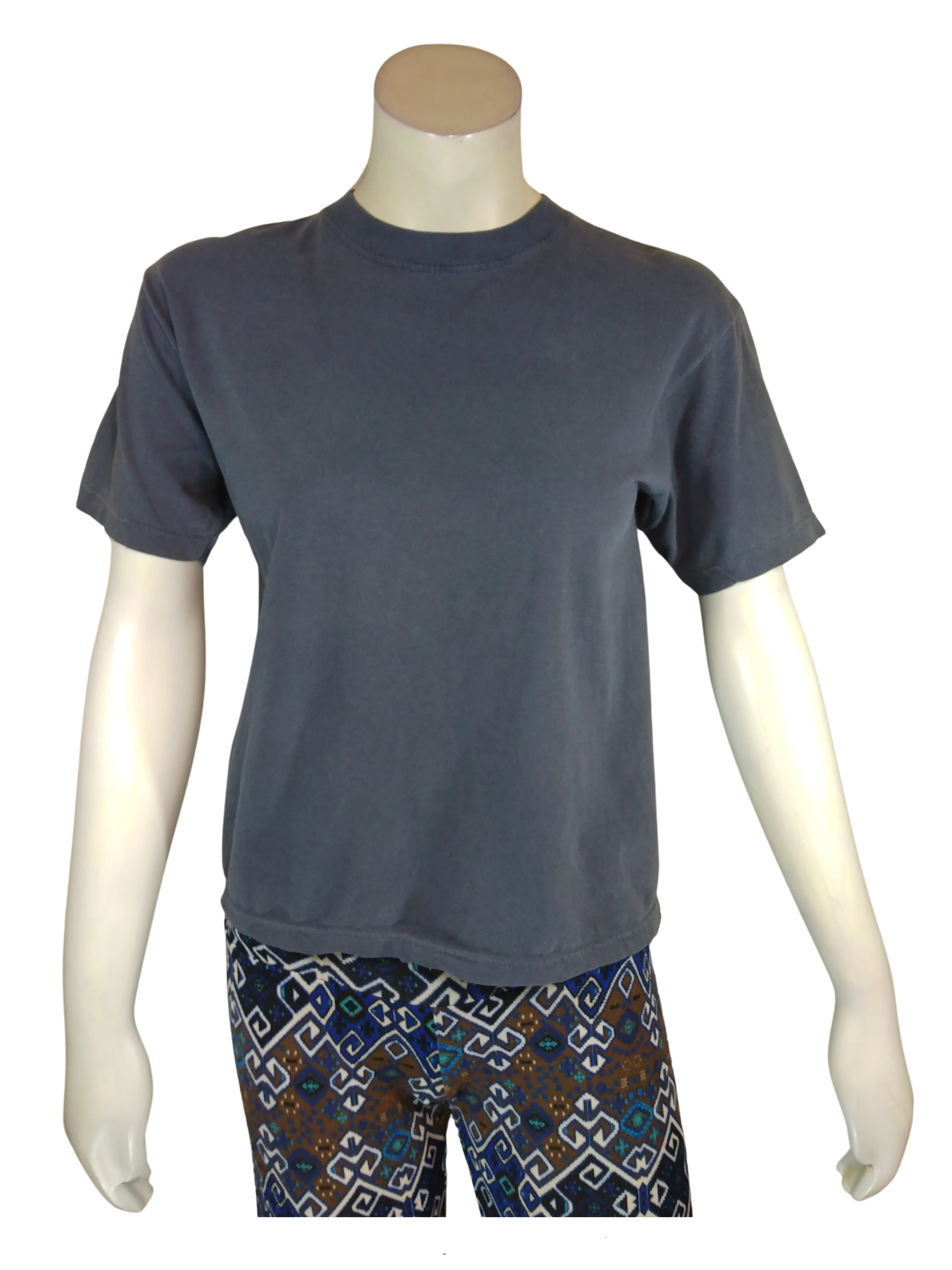 Comfort Colors Girls’ Blue Short Sleeve Top, Size Large