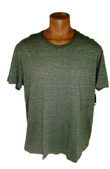 St. Johns Bay Men’s Green Striped Short Sleeve Shirt, Size XXL